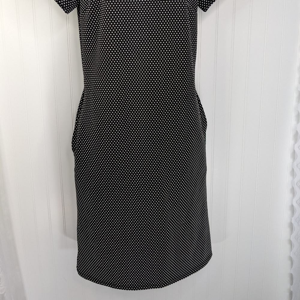 ESHAKTI Mini Polka Dot Shift Dress Sz 6 - Picture 6 of 13